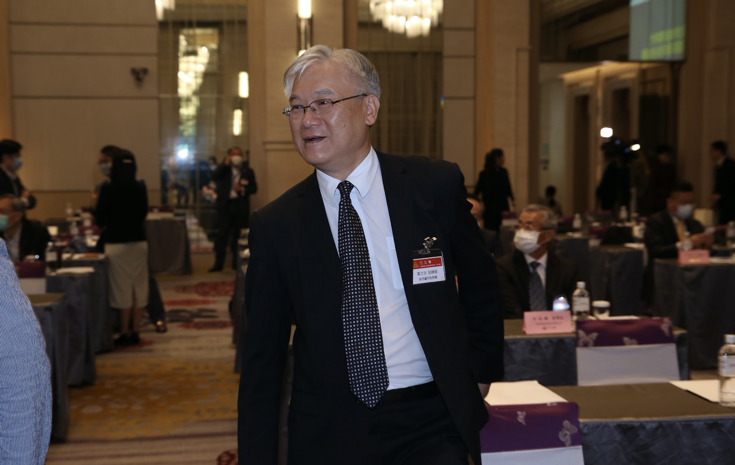 國民黨副主席夏立言於中共對台演習期間率團訪中，今（27）搭機返台。（資料照）