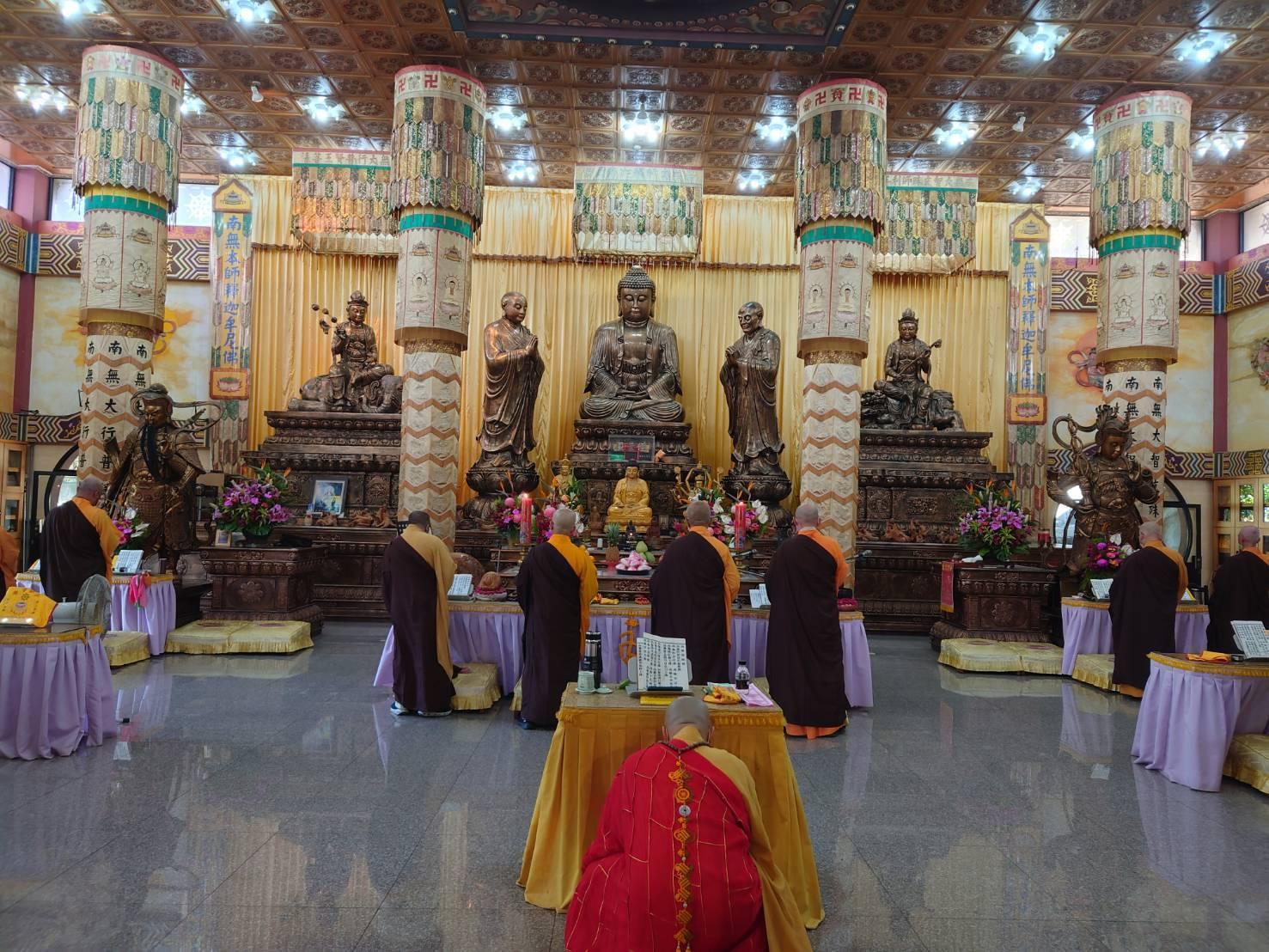 明園大佛寺法會(翻攝畫面)