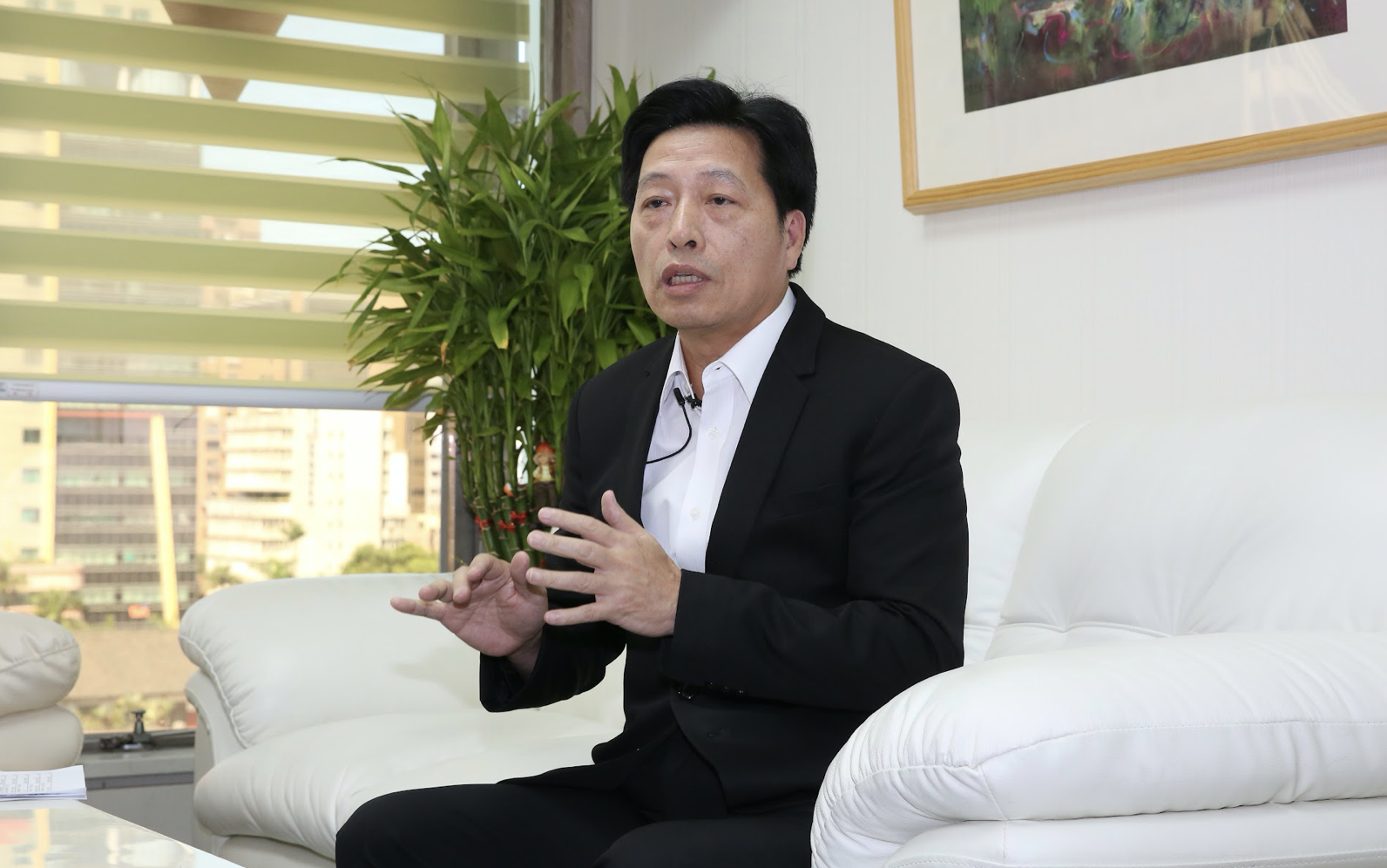 鄭寶清今（27）日參加活動時，正式宣布參選桃園市長。（資料照）