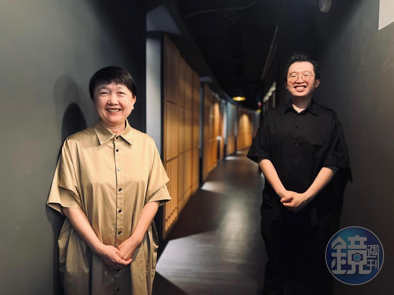 秋日和董事長劉麗秋(左)與總經理葉子瑜(右)母子檔共同打造新竹最新頂級日料餐廳。
