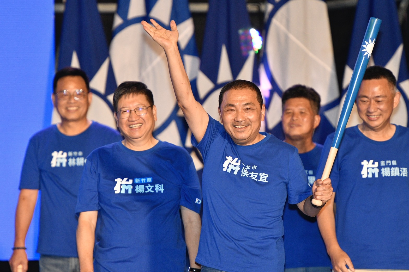 過去鮮少出席全代會的新北市長侯友宜，今年罕見現身。