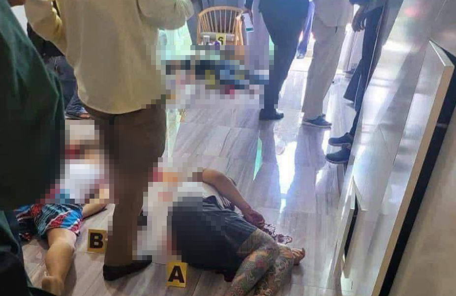 柬埔寨首都金邊昨晚驚傳槍擊案，3名台灣男子在一處公寓內中彈身亡。（翻攝自推特）