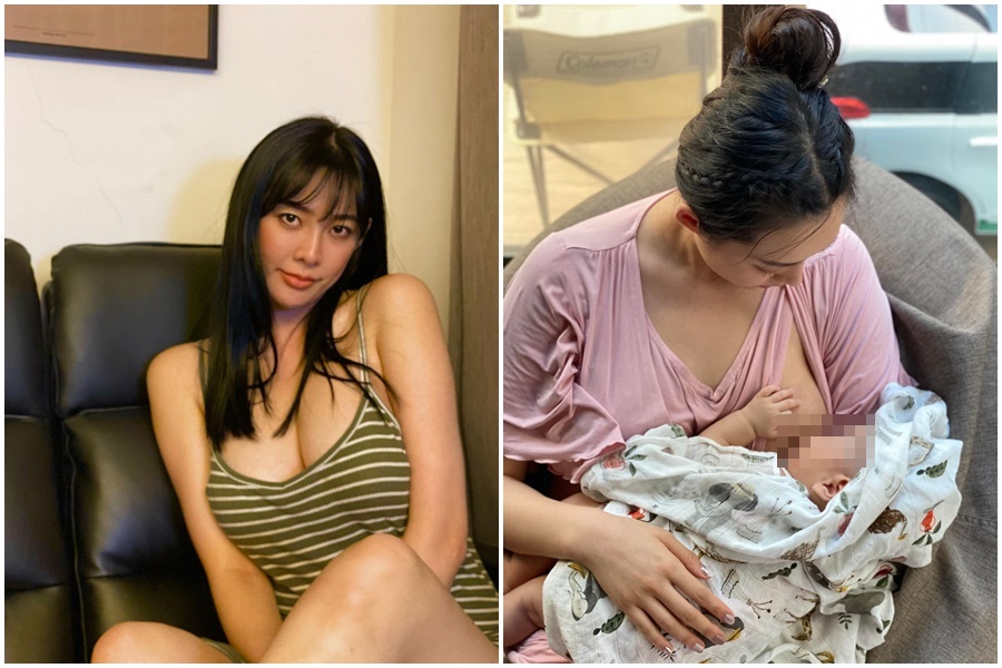 網美楊築晶因PO出哺乳影片遭攻擊，發文開嗆反擊酸民。（翻攝自後山小公主 Crystal Yang 臉書）