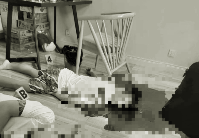 3名台灣男子在柬埔寨遭槍殺，現場照流出怵目驚心。（翻攝環球博訊）