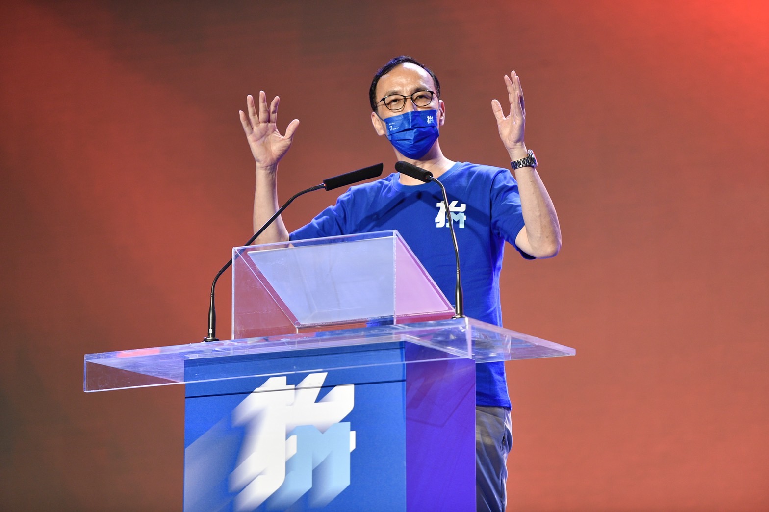 國民黨全代會中有黨代表直言批評朱立倫，朱立倫今表示，這是國民黨的黨內民主。