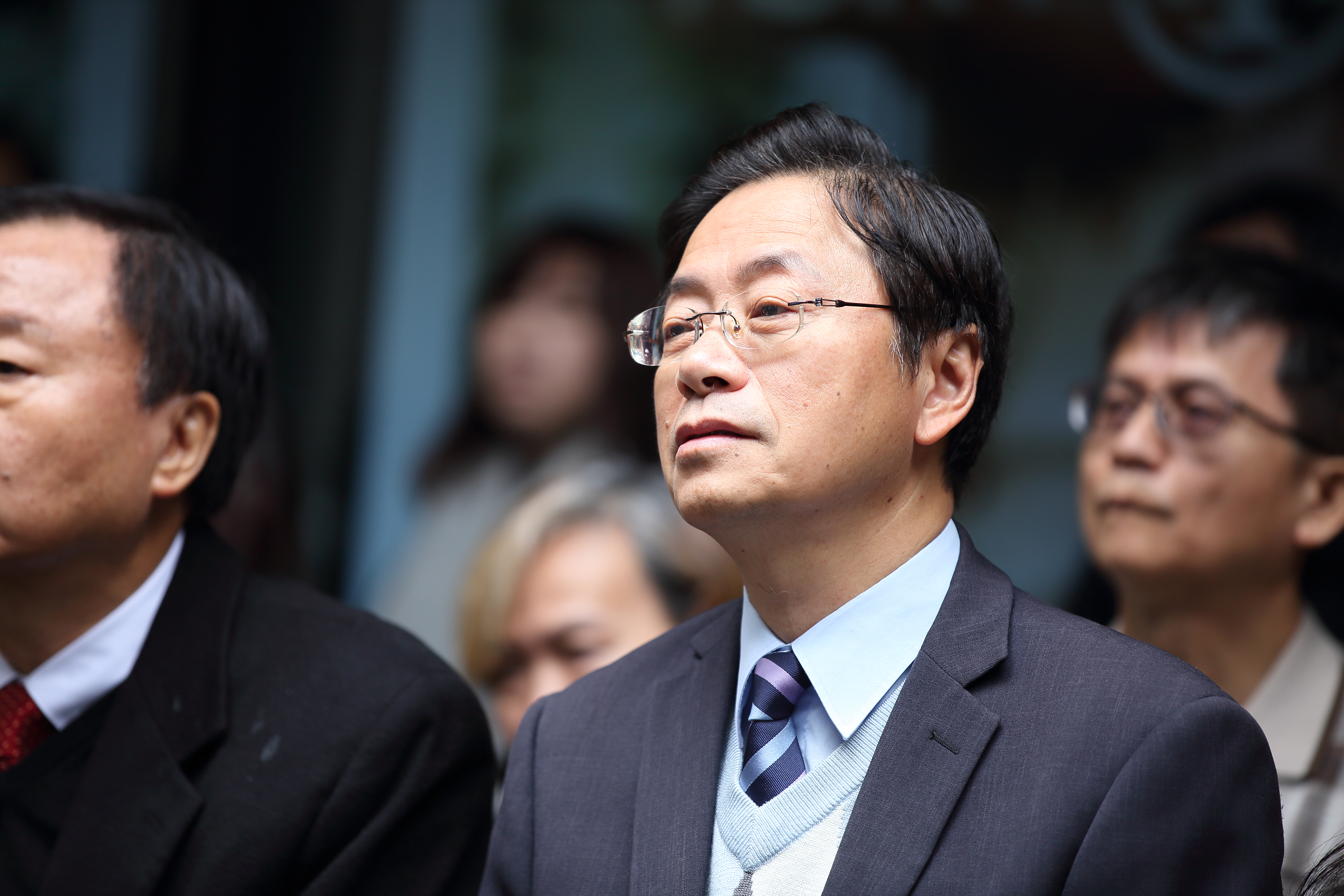 對於抄襲風波，張善政表示在選舉期間被抹黑，無法接受。（本刊資料照）