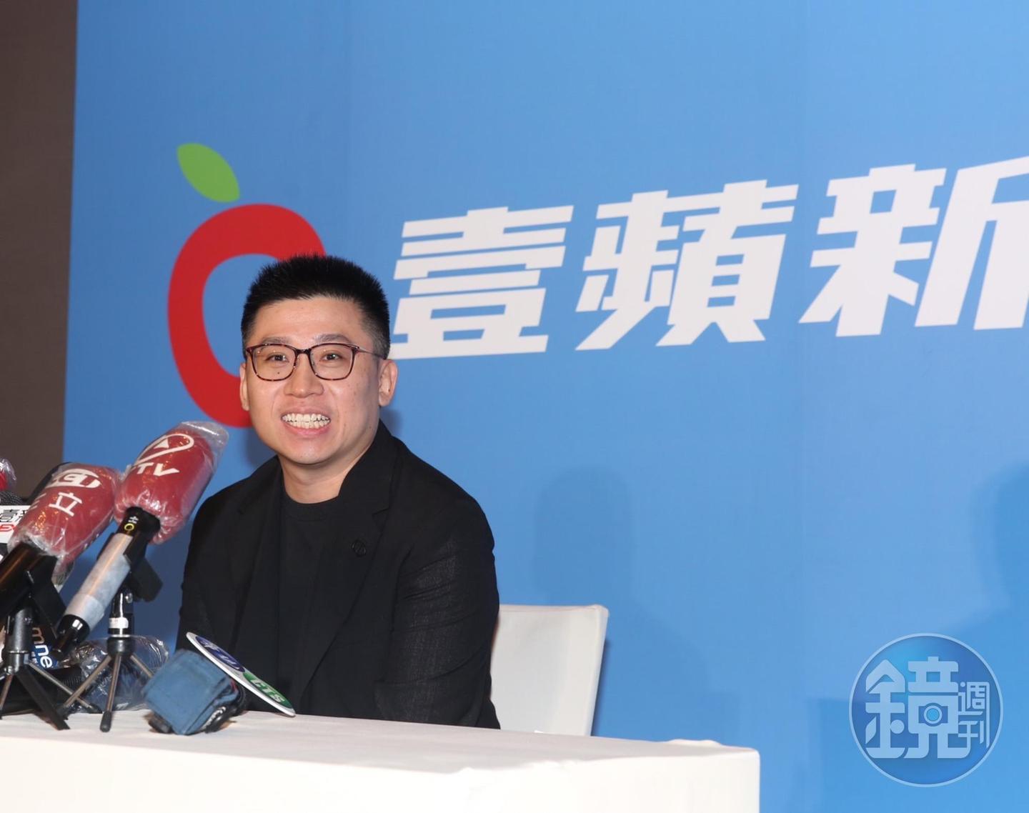 潘杰賢成立《壹蘋新聞網》,今(30日)召開記者會。