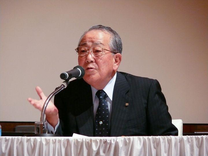 日本「經營之神」稻盛和夫逝世,享壽90歲!曾帶領日航起死回生。(翻自京瓷官方臉書)
