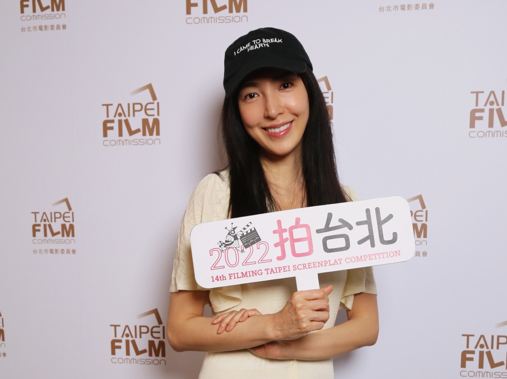 楊謹華出道21年首度擔任劇本評審，看到歌舞劇劇本時更興起想挑戰歌舞演出的念頭。（台北市影委會提供）