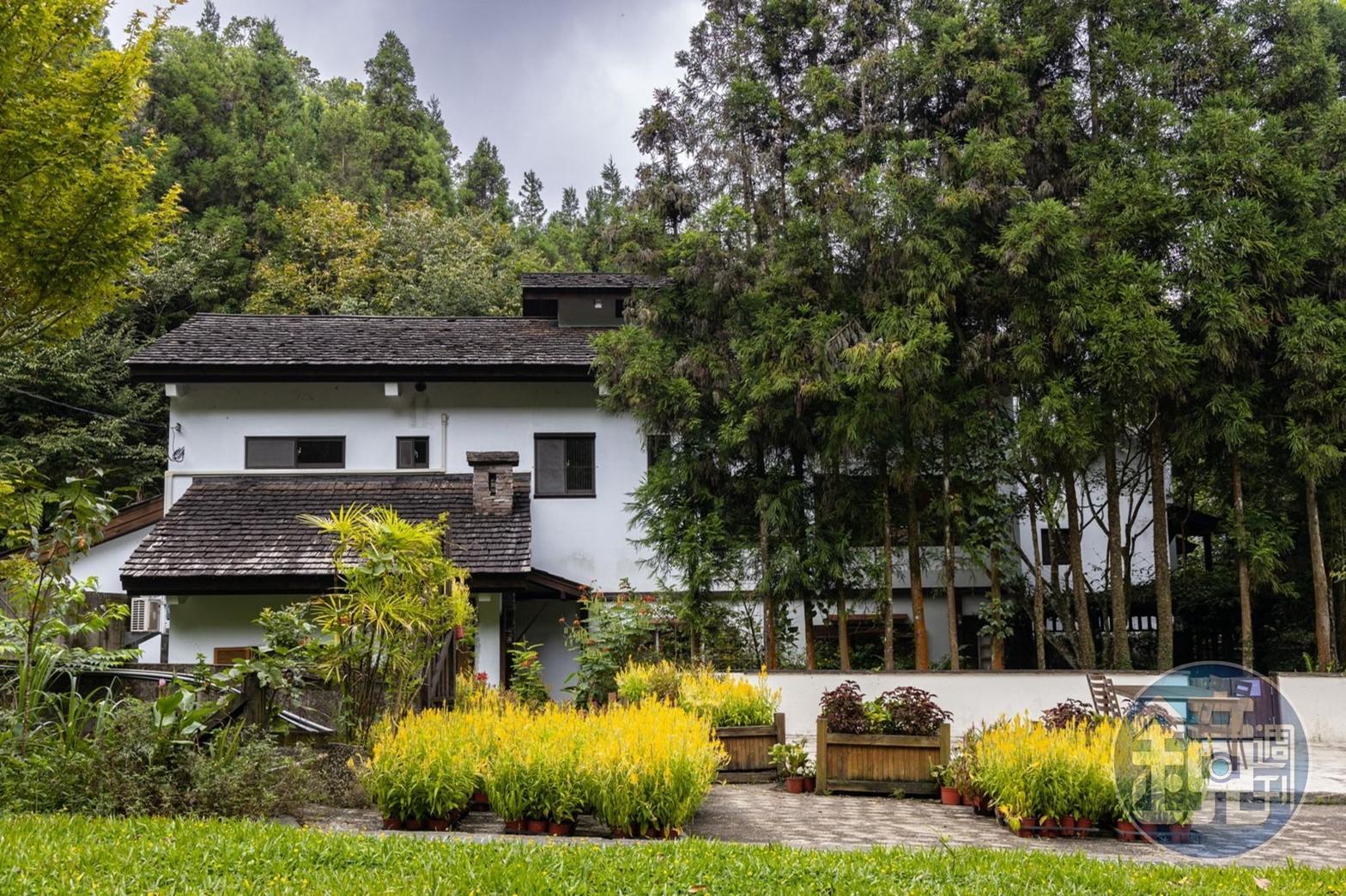 「香草House」本館的外觀是如同歐式別墅的建築。