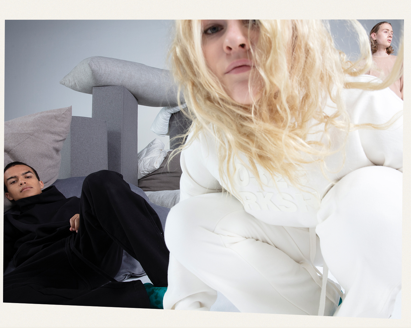 sloggi x 032c限量聯名系列把一切簡化到最基本的必需元素，但保持舒適與時尚。（sloggi提供）