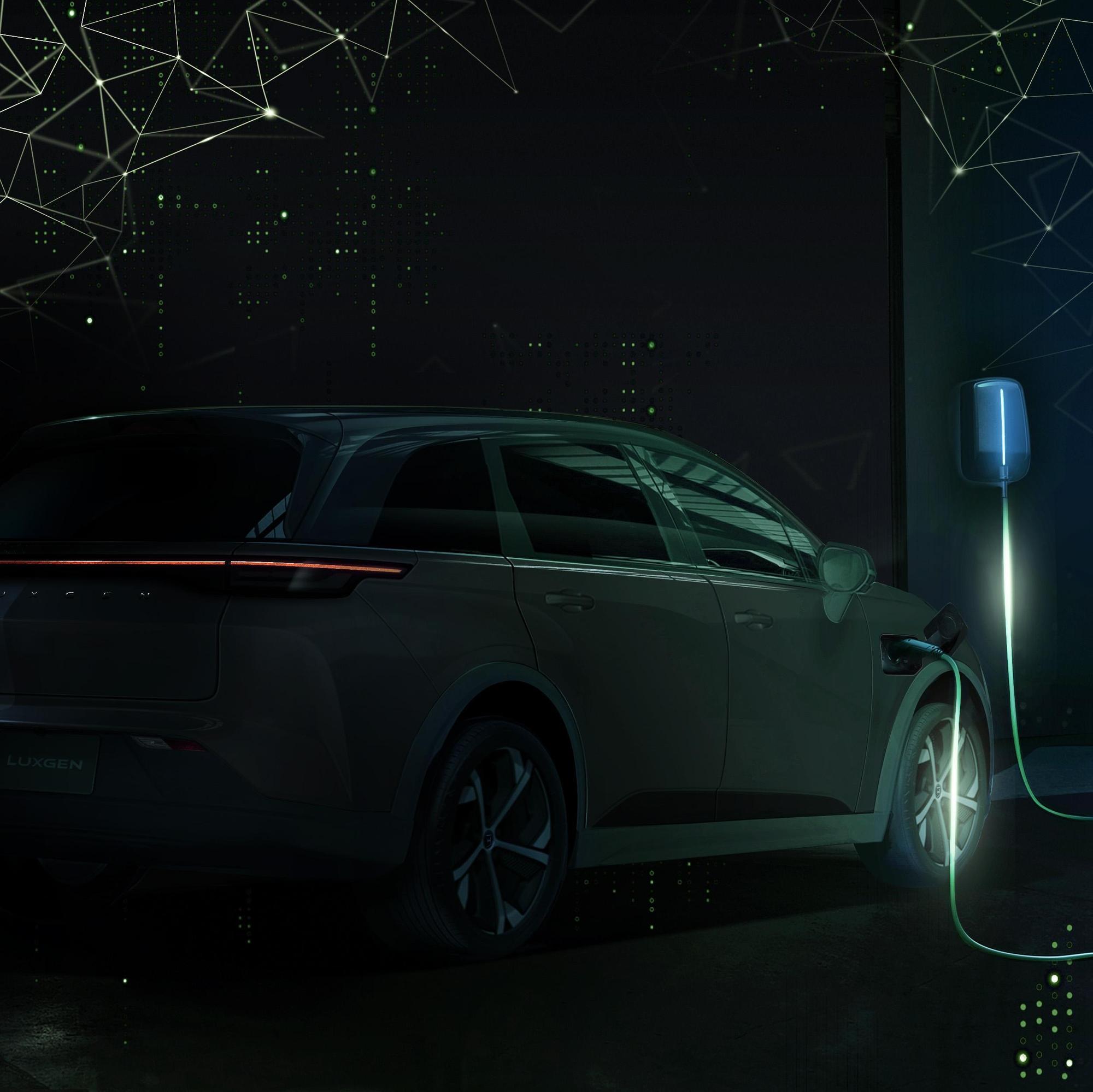 LUXGEN n⁷車身線條簡約時尚，提供使用者純電世代獨享的嶄新駕馭體驗。（納智捷提供）