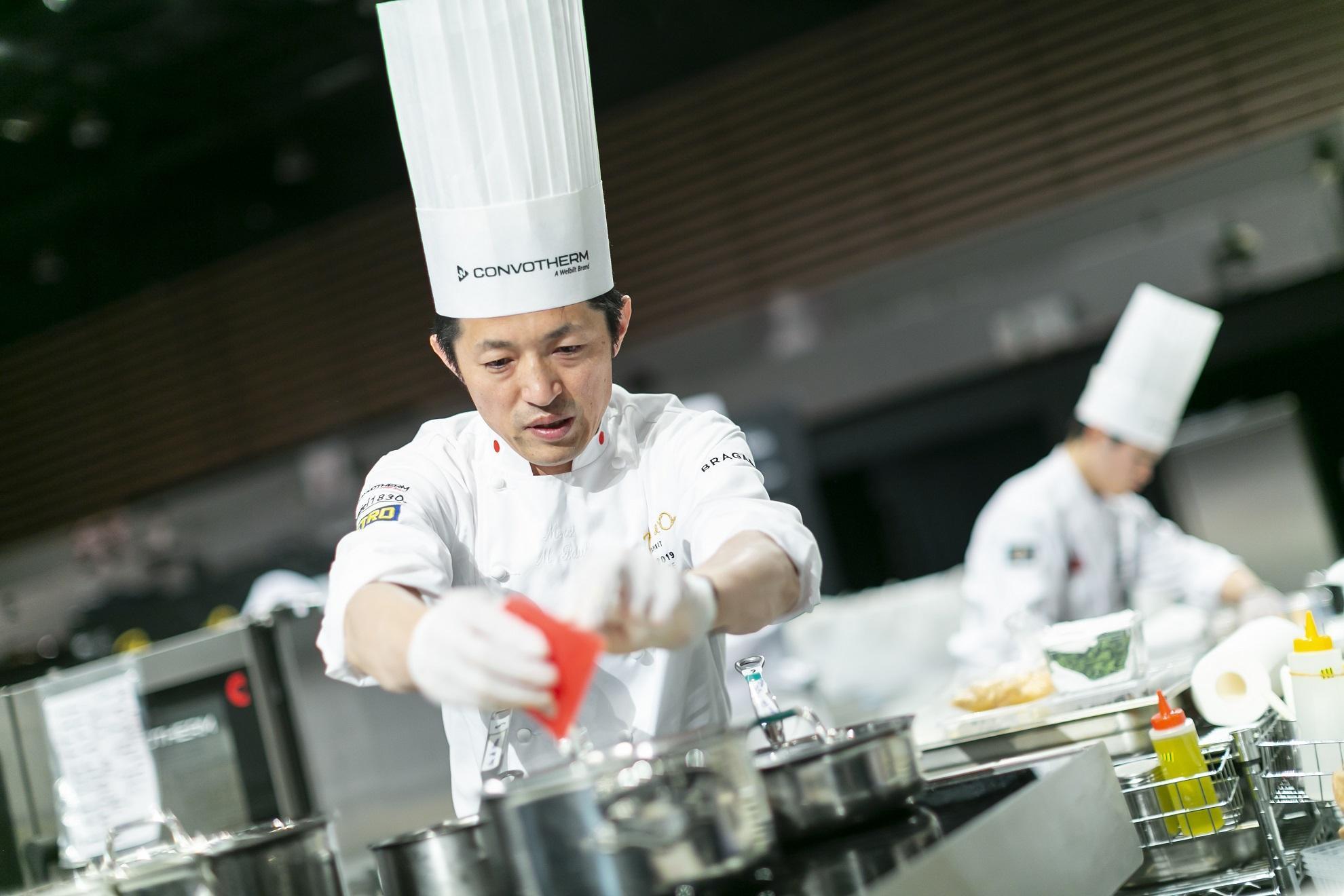 高山英紀主廚曾率領日本團隊奪下「包庫斯世界廚藝大賽」(Bocuse dOr)第5名。(台北亞都麗緻大飯店提供)