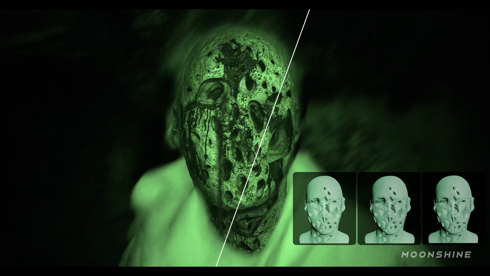 動畫製作和視覺特效是夢想動畫公司的核心項目，近期作品之一為電影《咒》的視覺特效。（夢想動畫提供） 