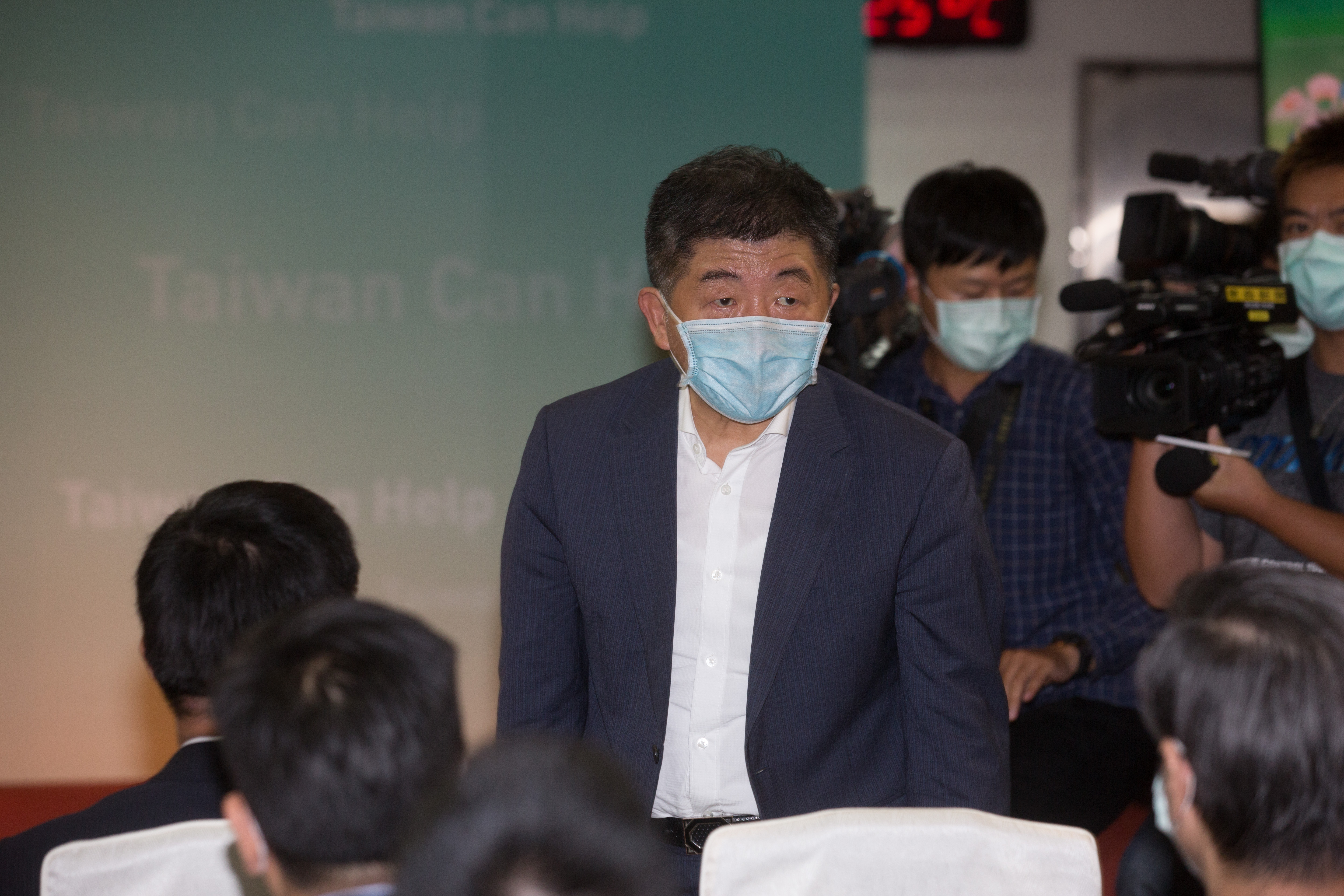 陳時中今天出席活動時，被媒體追問是否會擔心疫情升溫影響到自己的選情，他並未正面回應。（本刊資料照）