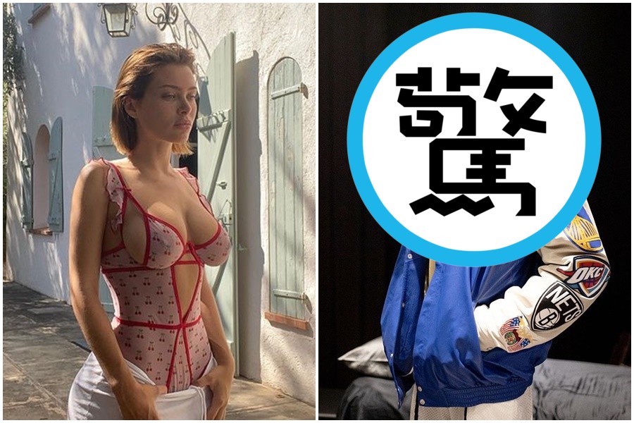 AV女優拉娜在IG透露自己遭到小孩生父飆罵「去X的」，引起網友們熱議，甚至推敲哪位NBA球員是生父。（左圖翻攝自Lana Rhoades IG，右圖翻攝自Kevin Durant IG）