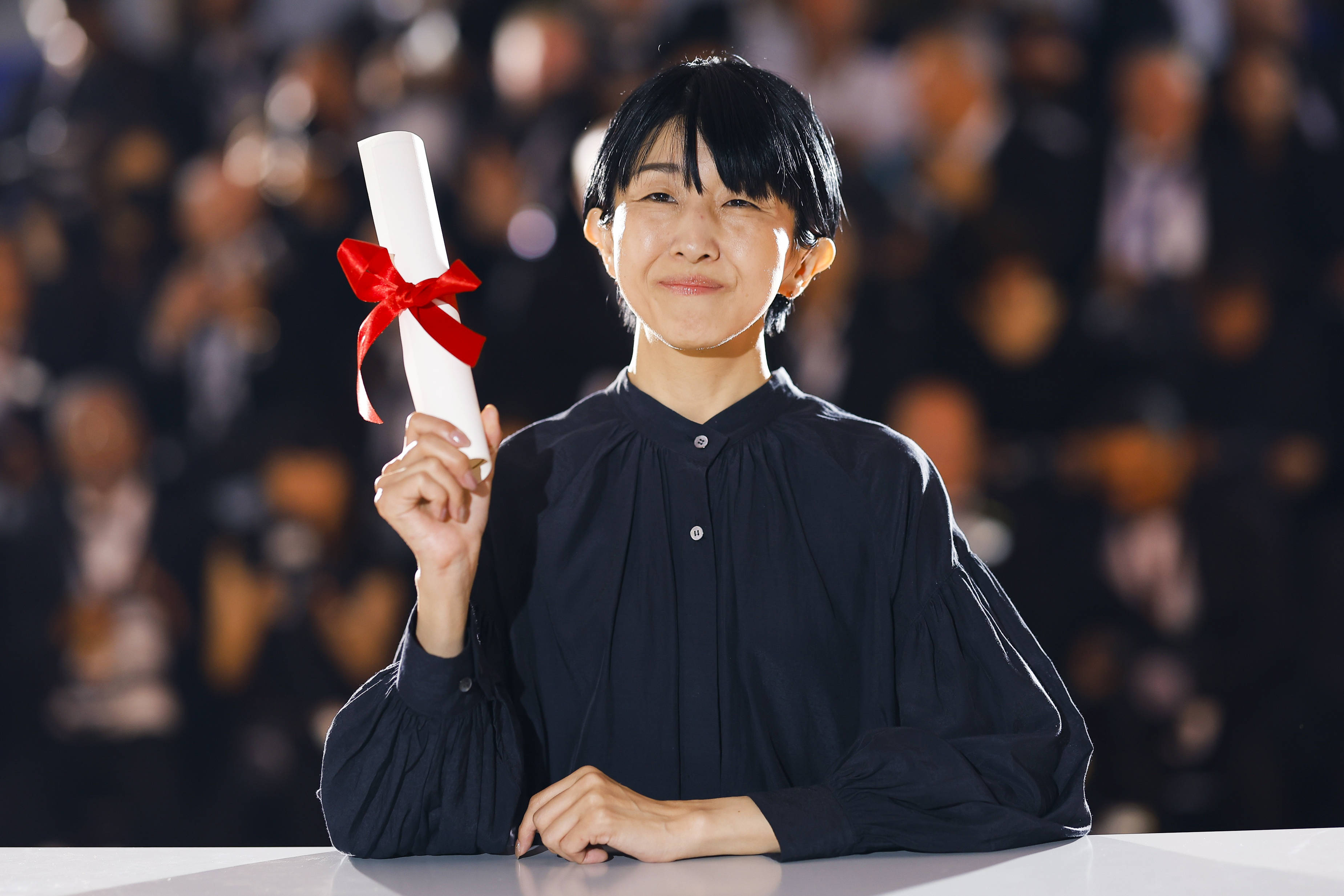 早川千繪以《七五計劃》在今年坎城影展榮獲金攝影機獎特別提及獎殊榮。(東方IC)