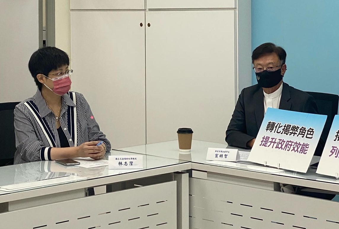 宣明智呼籲各界應共同給予揭弊者保護法案改革的支持力量。（讀者提供）