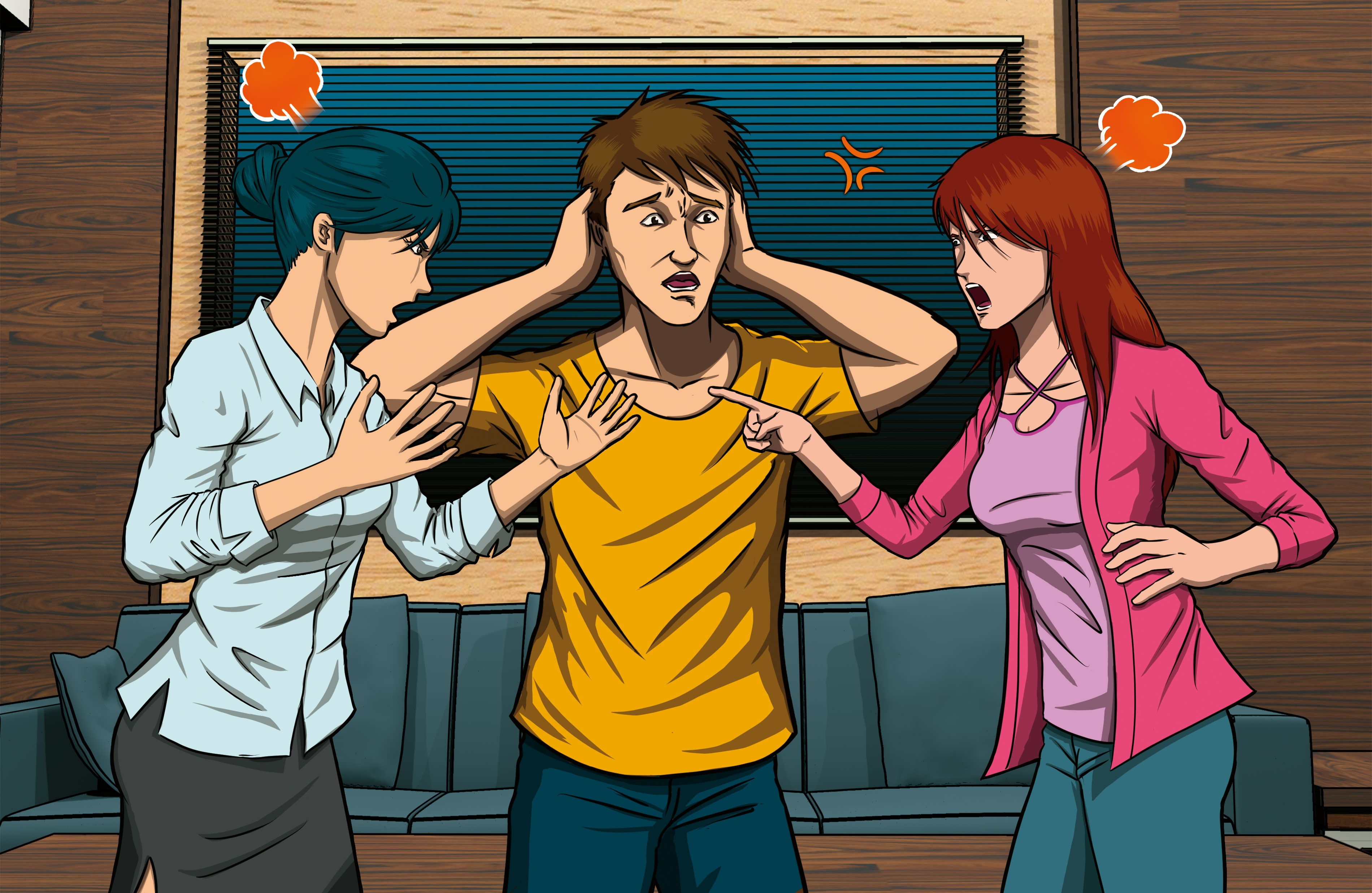 恐怖情人勸退師以假小三身分演出鬧場戲碼,協助女客戶斬斷爛桃花。