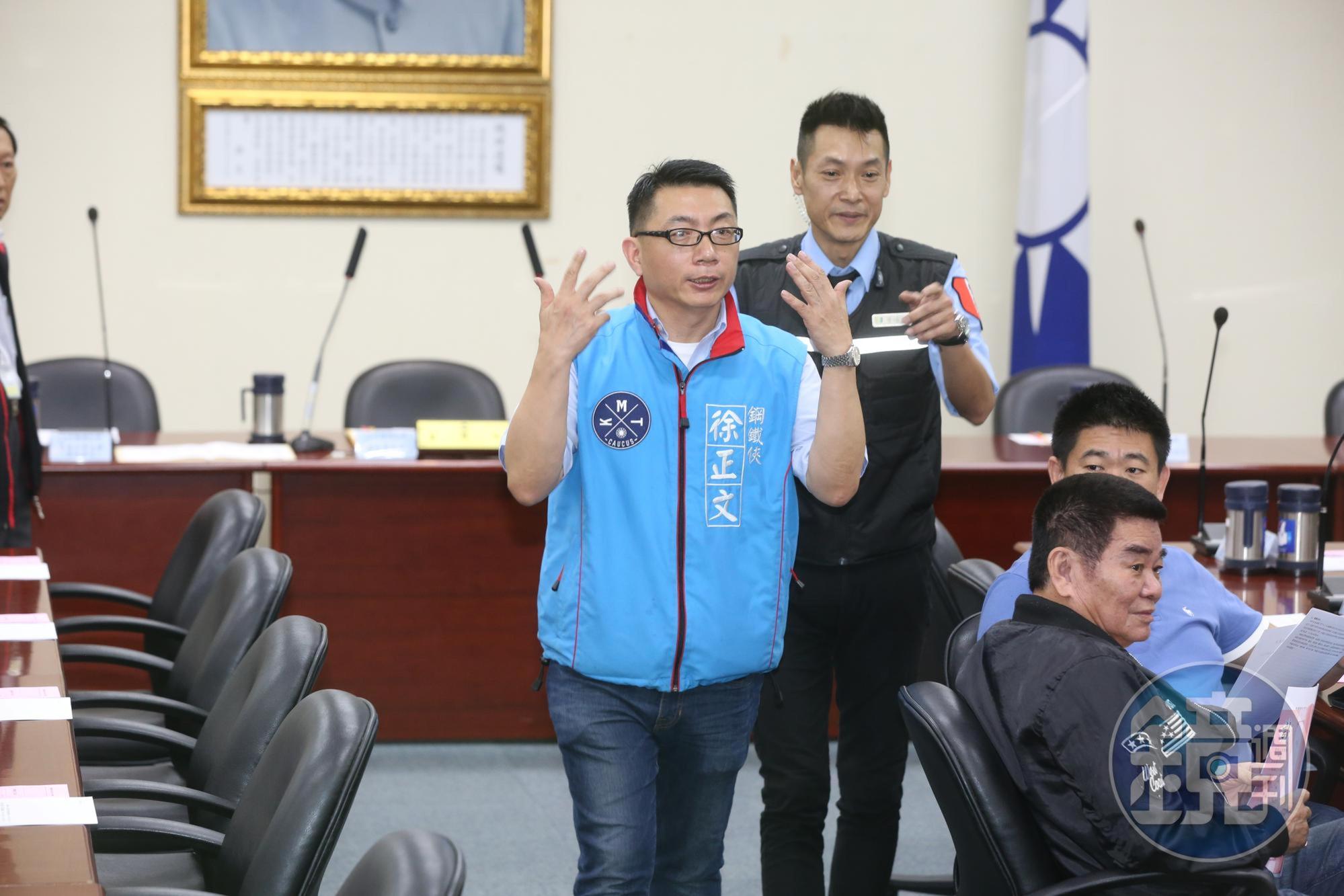 雖然在國民黨內初選落敗,徐正文今仍決定投入北市議員選戰。(本刊資料照)