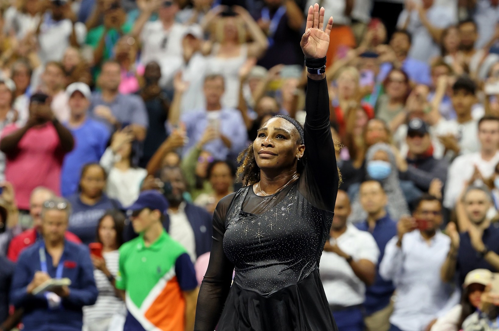 小威廉絲美網出局，這場比賽很可能成為她生涯的告別秀，賽後感謝球迷。（翻攝自US Open Tennis Championships 臉書）