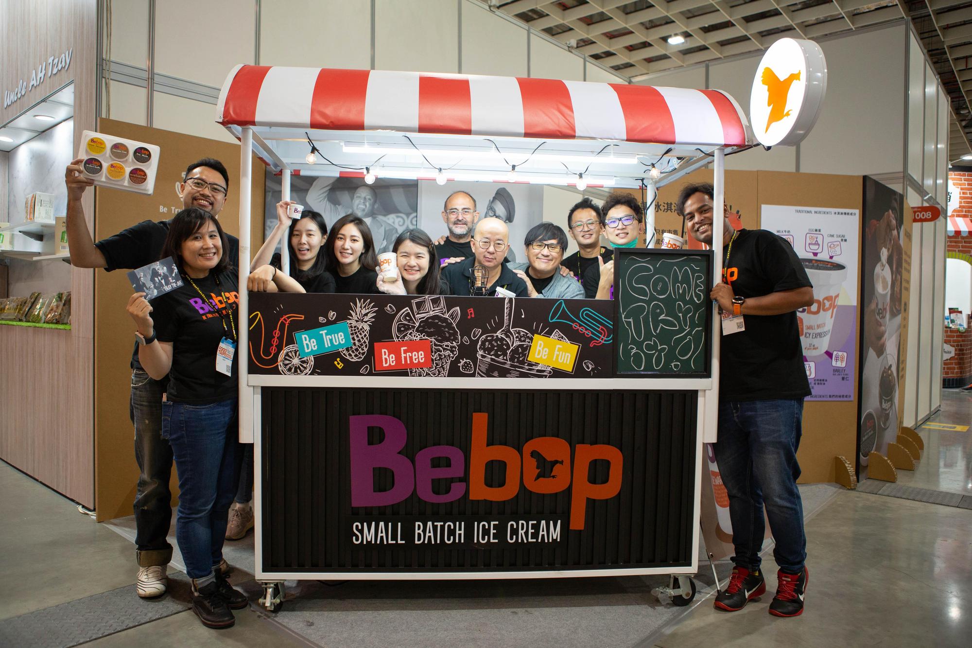 「Bebop」由David的一眾好友結成團隊,用創意和玩心翻轉冰淇淋定義。(Bebop提供)