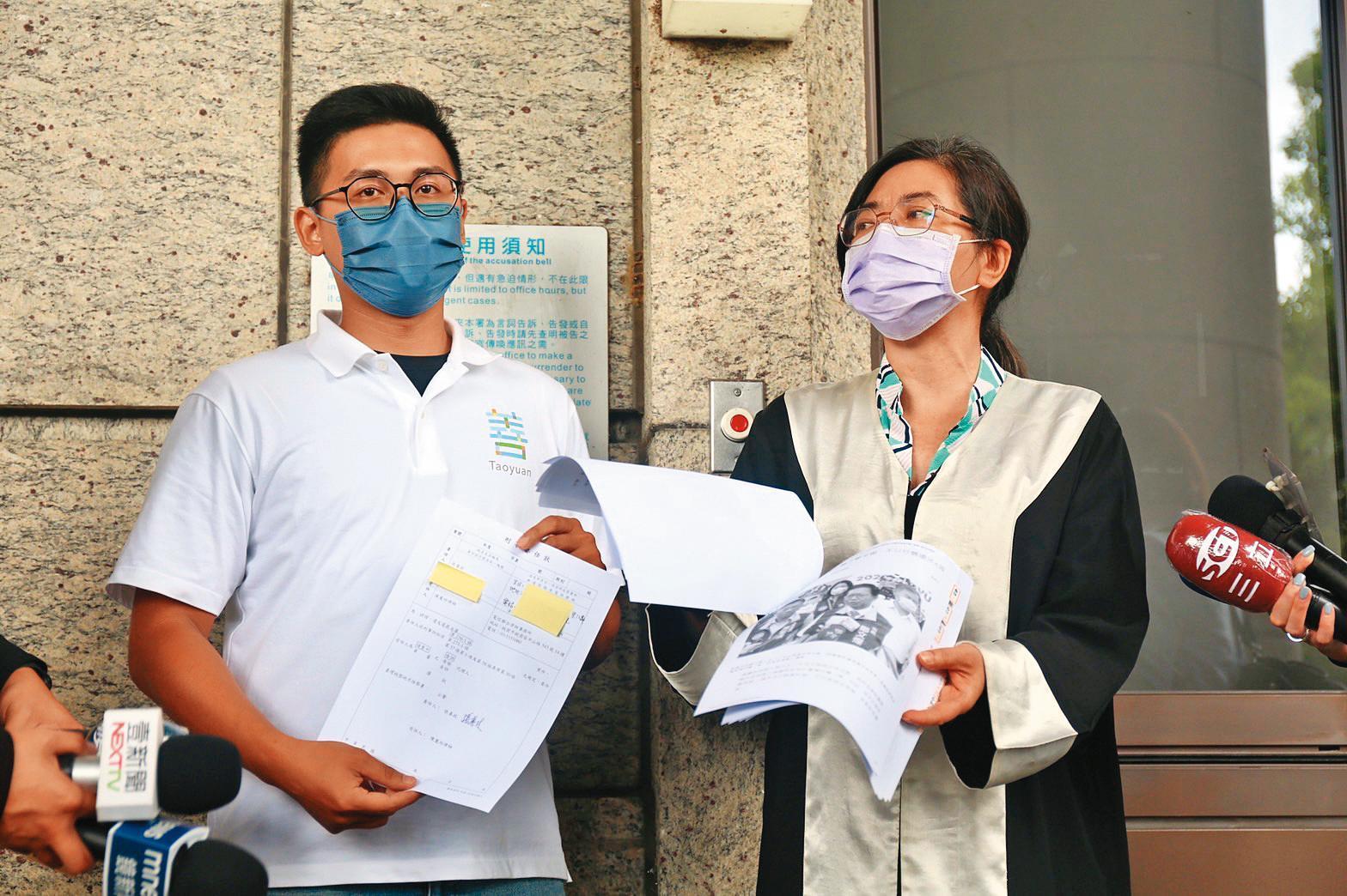 張善政競選團隊不滿被指抄襲、A錢,對桃園市長鄭文燦及競選對手鄭運鵬提告,希望「以訟止謗」。(張善政競辦提供)