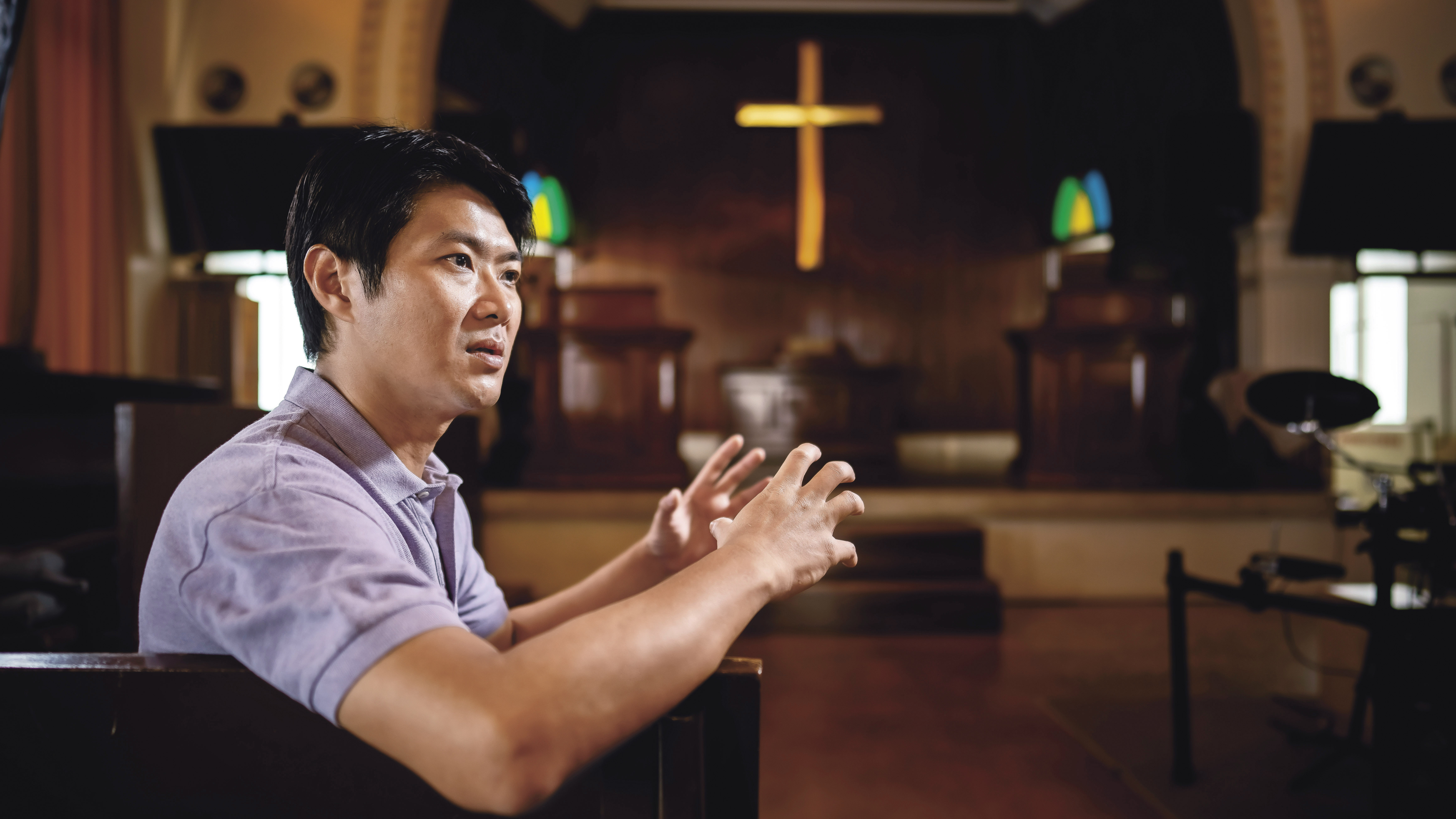 許瑞宏代表民眾黨參選台中市中、西區市議員，提到對選區的規劃，許瑞宏眼神堅定、侃侃而談，彷彿心裡的藍圖躍然眼前，等著奮力一搏、努力實踐。