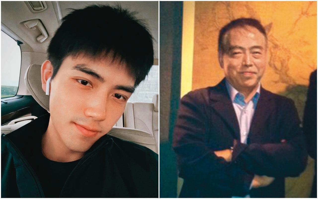 陳飛宇(左)是大導陳凱歌(右)的兒子,長相又有美人媽媽陳紅的基因,所以出道備受注目。(翻攝自陳飛宇、陳凱歌微博)