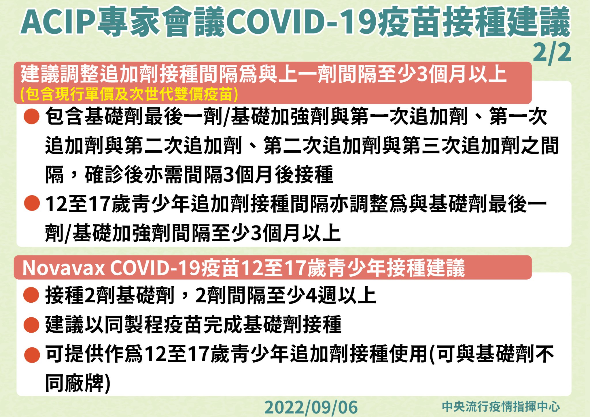指揮中心說明莫德納次世代疫苗施打規劃。(指揮中心提供)