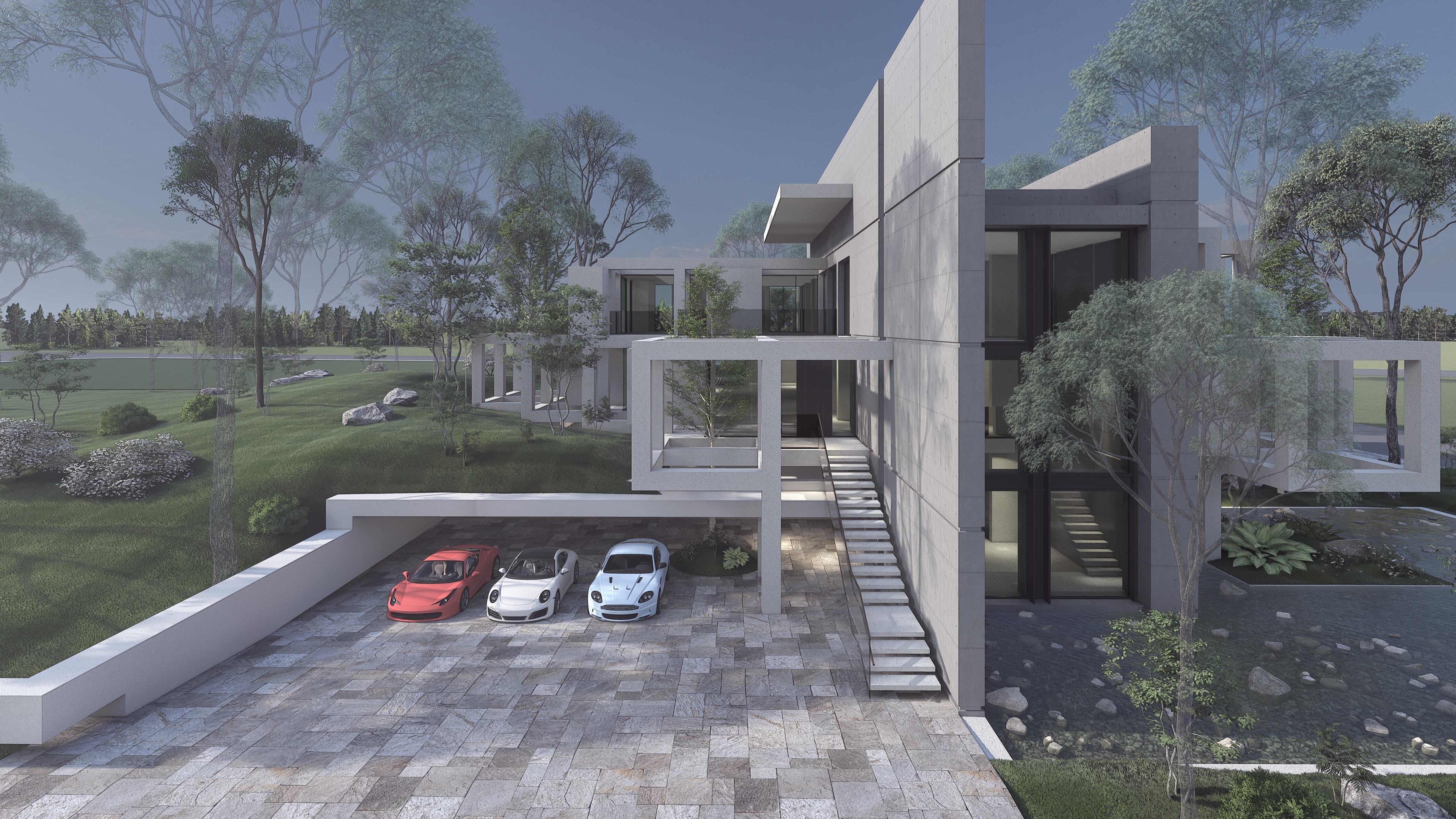 羅耕甫為協勝發建設設計位於橋頭區五星級的Heka City幼稚園。（橙田建築室研所提供）