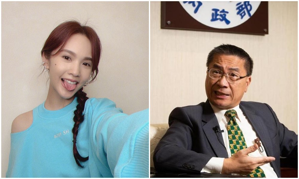 內政部小編酸楊丞琳「吃海鮮」事件，結果徐國勇吃姑婆芋的往事反被拿出來酸。（翻攝楊丞琳臉書／本刊資料照）