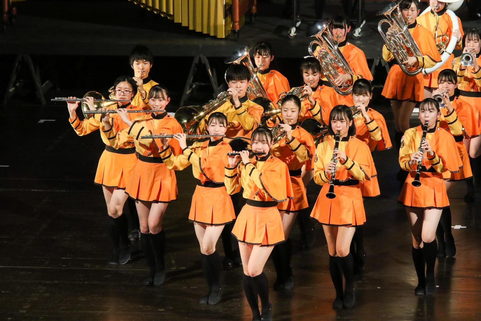 有「橘色惡魔」之稱的京都橘高校吹奏部將在今年台灣國慶典禮上演出。(翻攝自中華文化總會)