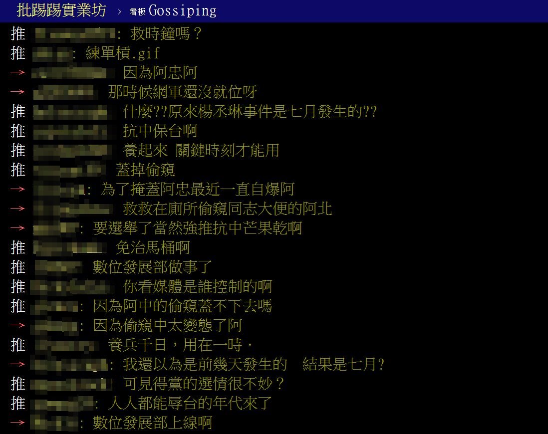 許多鄉民認為案情不單純。（翻攝PTT八卦板）