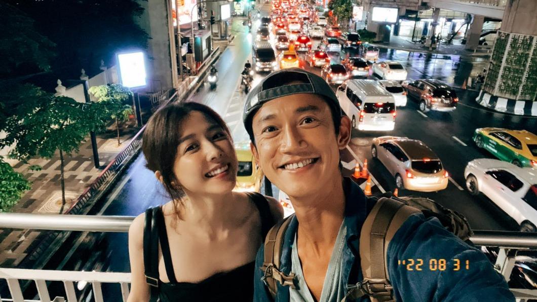 吳慷仁、邵雨薇正在泰國度假中。（翻攝自吳慷仁臉書）