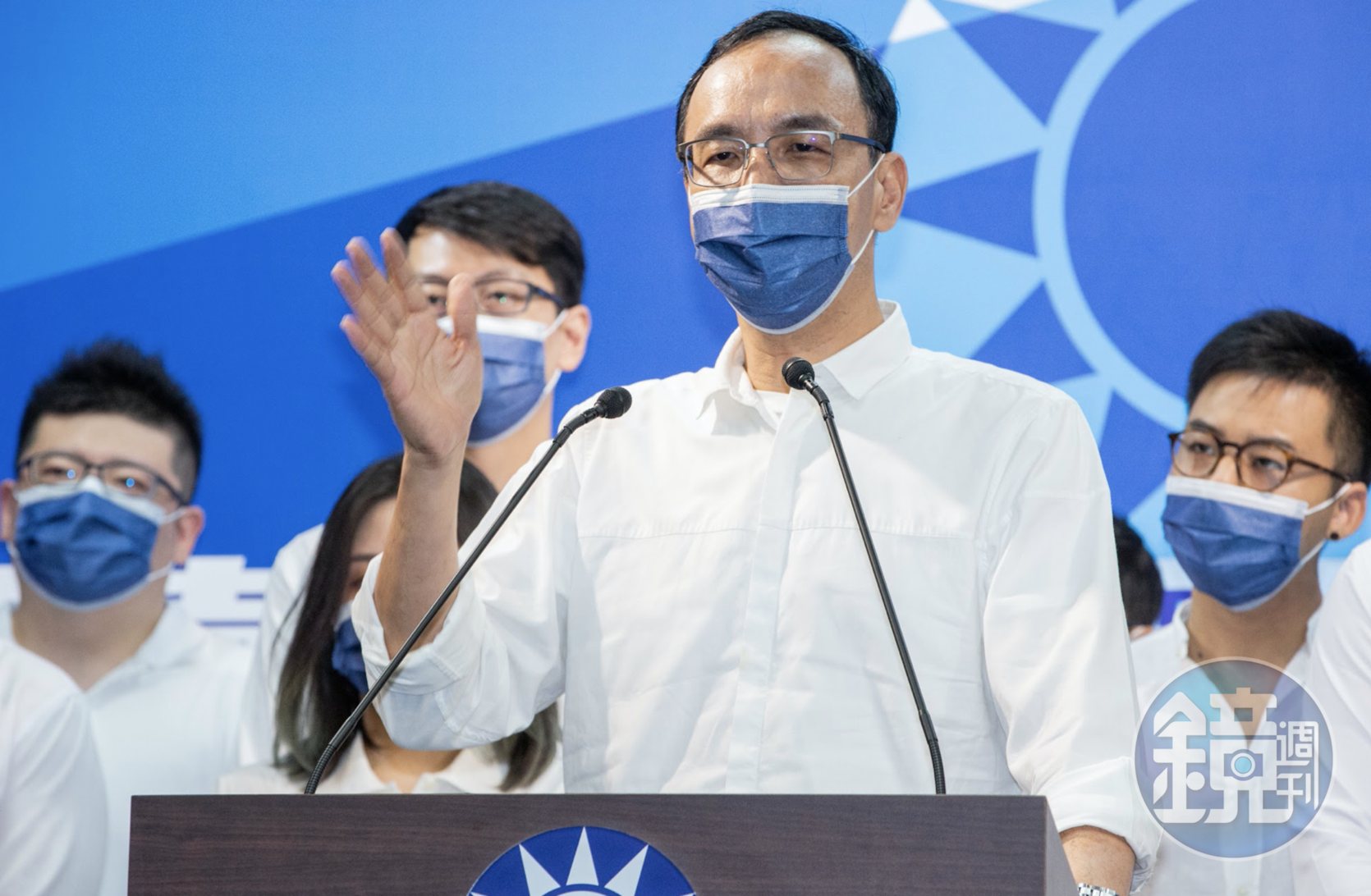中華民國國慶主視覺近日揭曉，國民黨主席朱立倫批國慶主視覺完全看不到中華民國。（資料照）