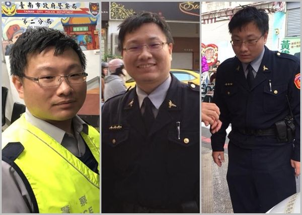 殉職警凃明誠身中17刀，生前曾試圖拿礦泉水要喝水，法醫高大成親揭恐怖真相。（翻攝自臉書、台南市政府警察局）