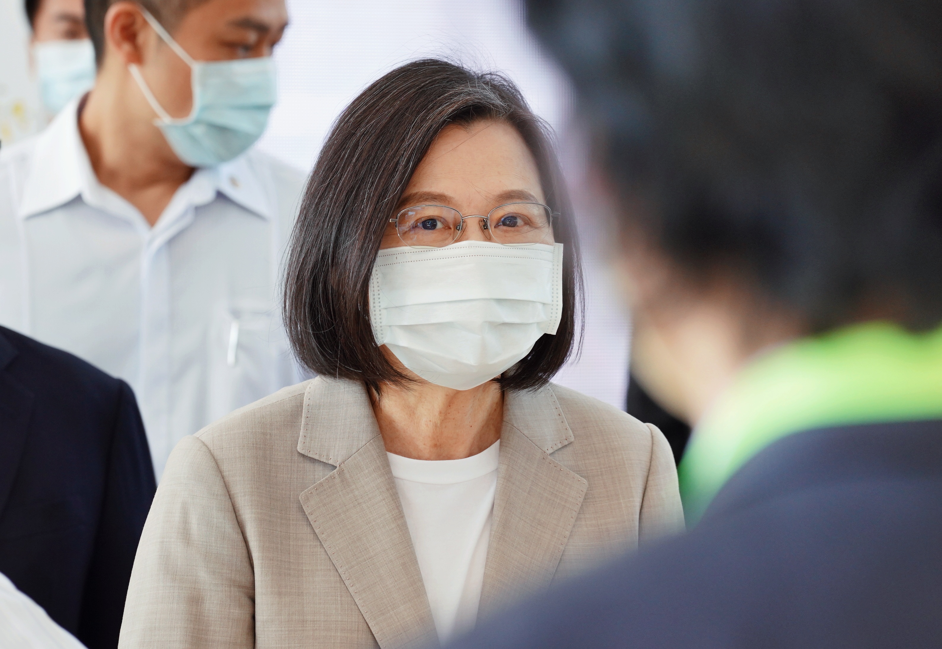 總統蔡英文被國民黨團質疑搭專機假視察真輔選，總統府回應說明處理標準。（本刊資料照）