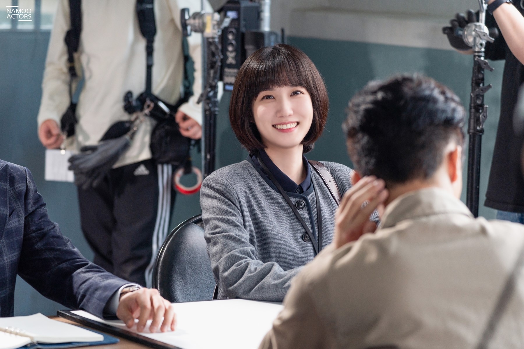 朴恩斌將《非常律師禹英禑》的自閉症律師禹英禑詮釋得討喜又迷人。（翻攝自NAMOO ACTORS）