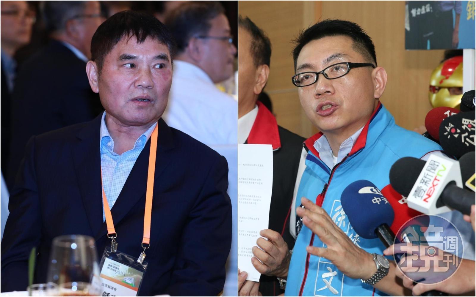鍾東錦(左)、徐正文(右)違反黨紀堅持參選,今遭國民黨考紀會決議開除黨籍。(本刊資料照)