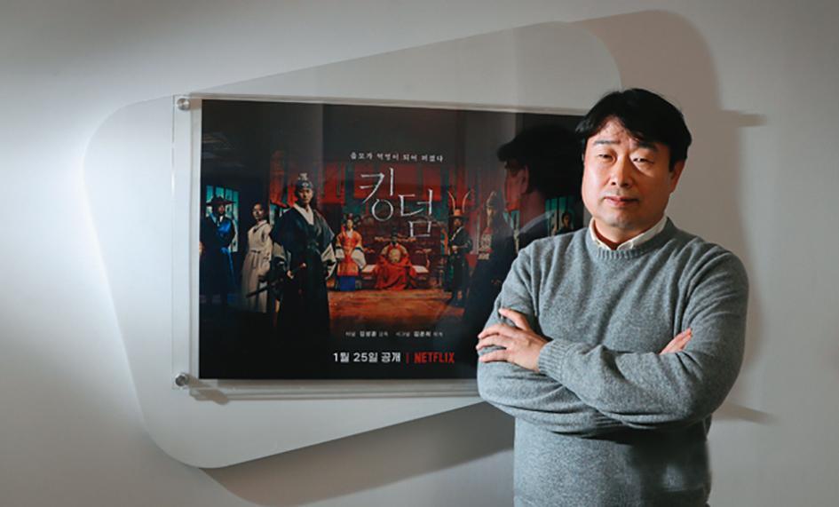 製作公司Astory執行長李相伯成功打造多齣夯劇後,積極開發原創IP,擴大商業模式。(翻攝自NEWSIS)