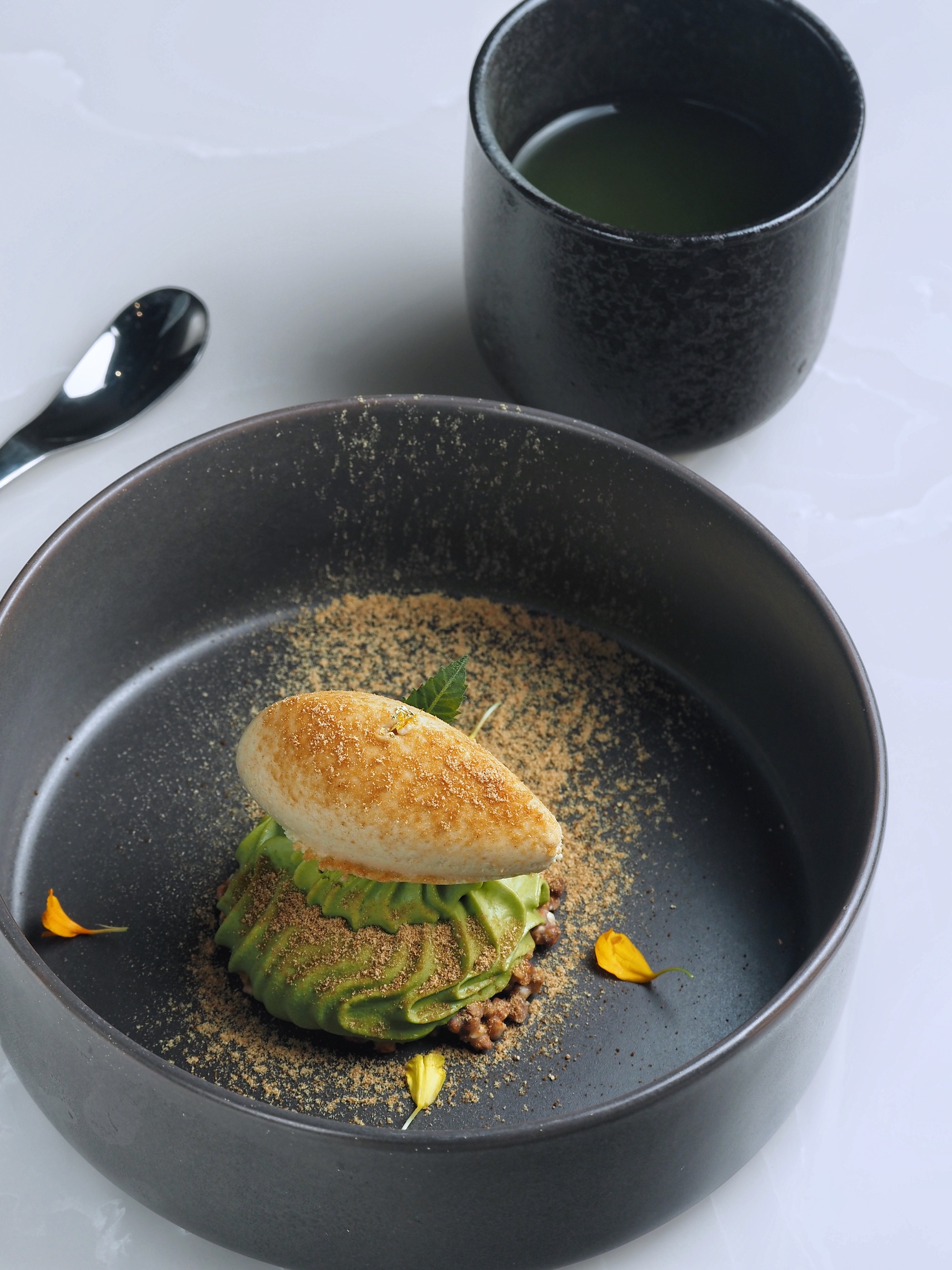 象徵日本的「抹茶柚子蕎麥」卻因添加台味麵茶要素，多了分親切感。