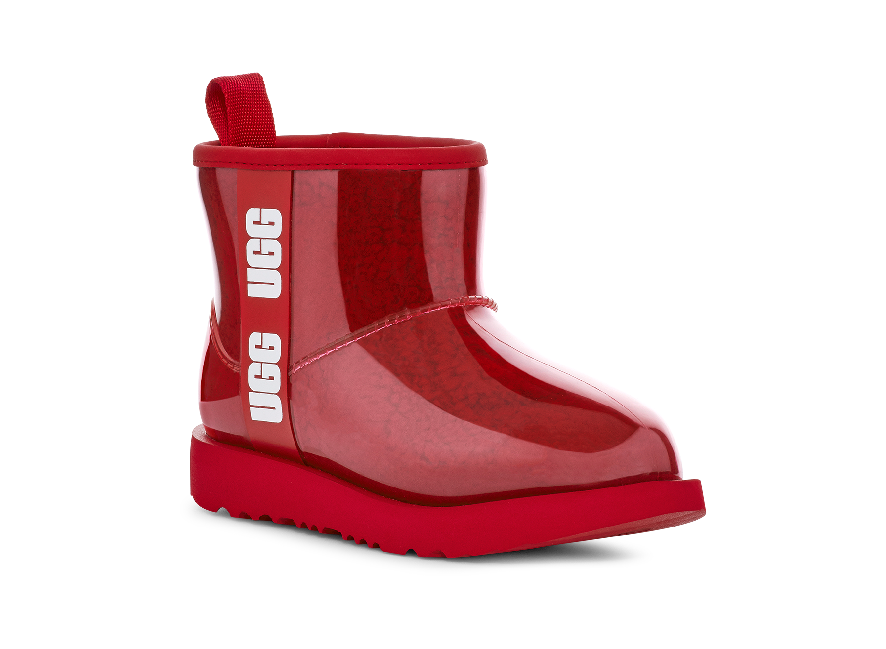 UGG紅色經典輕量保暖防水雨靴。NT$4,980（三諾提供）