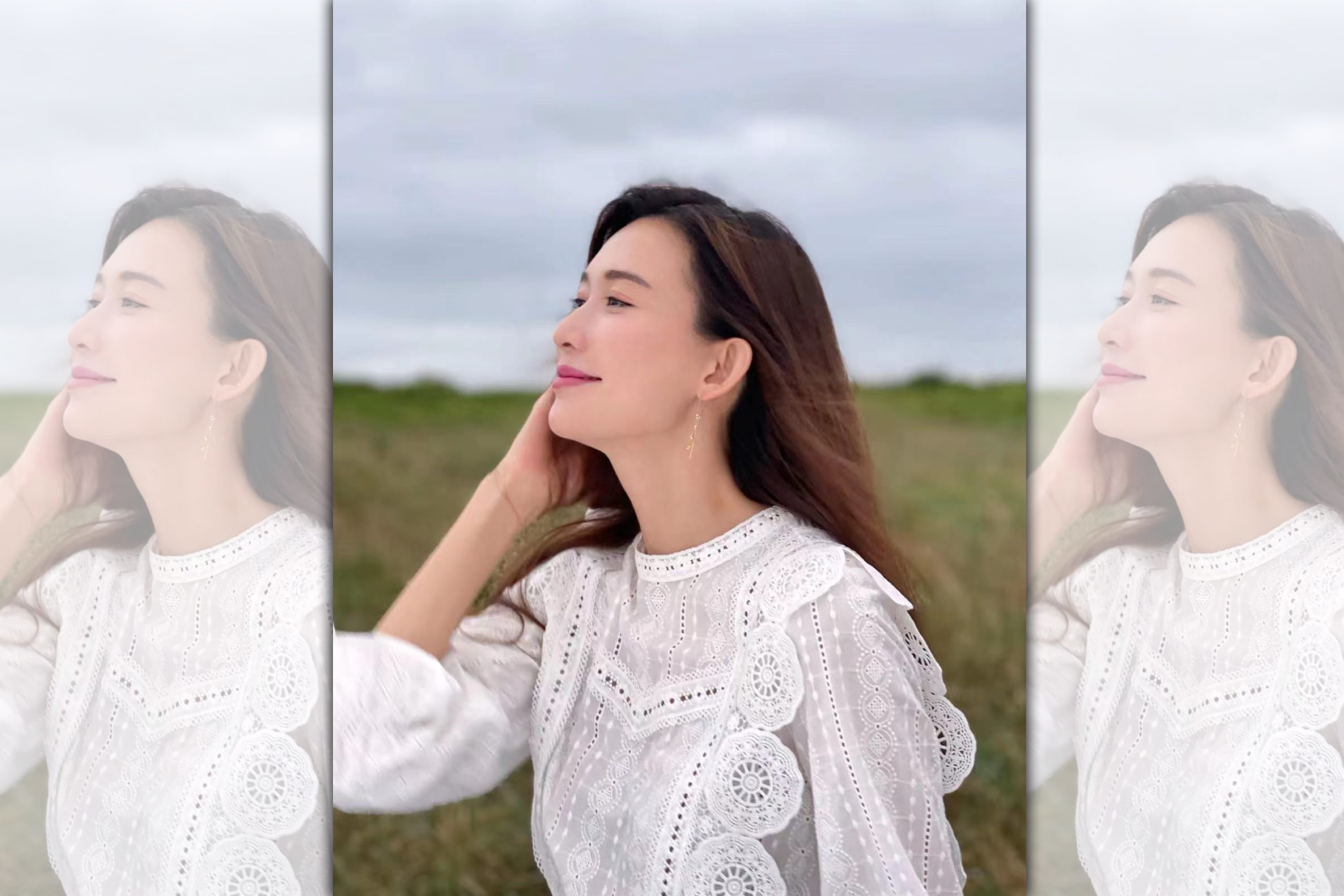 傳林志玲帶著兒子、老公返台為代言拍攝工作。（翻攝自林志玲臉書）