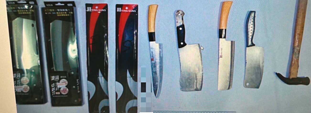 凶手使用了各式刀具、鐵鎚殺人分屍，手段十分凶殘。（翻攝畫面）