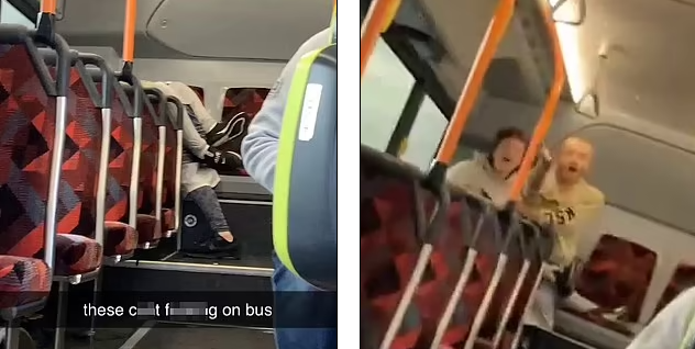 「公車震」活春宮太誇張，他受不了了！當場激情飆罵吼到破嗓。（翻自《每日郵報》）