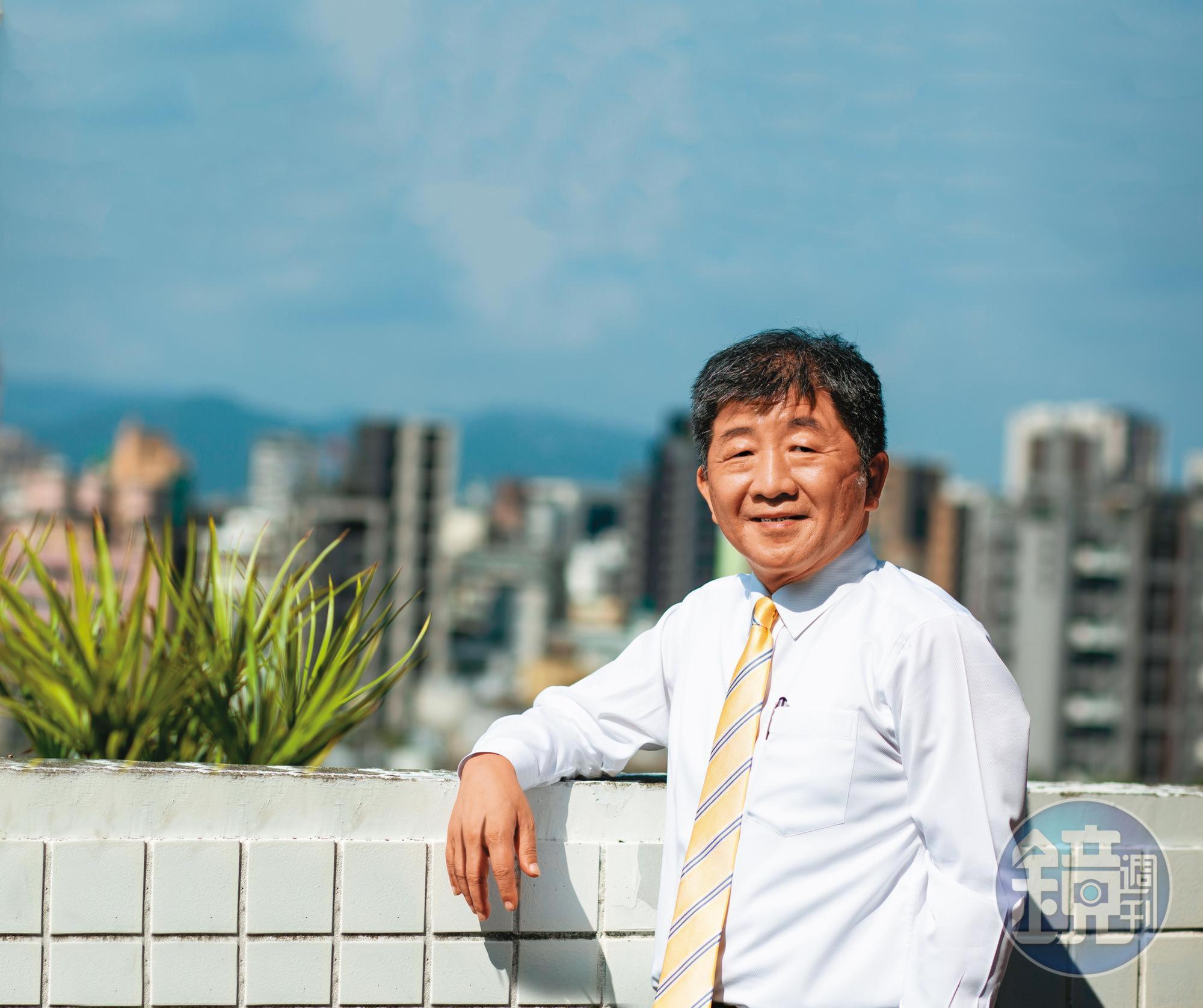 陳時中在專訪中提到兒童遊戲權，希望打造台北成為孩子快樂成長的城市。