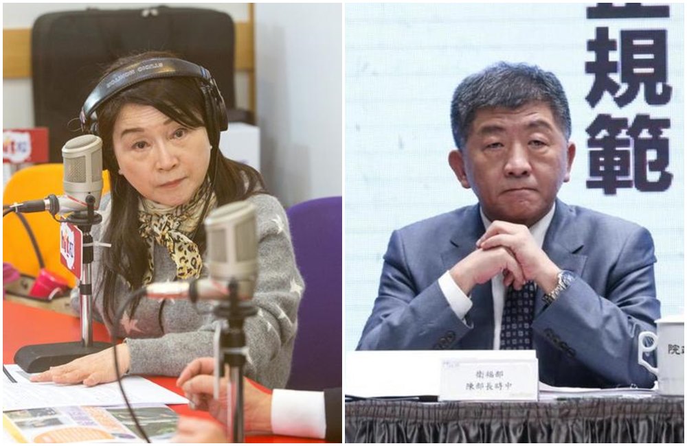 陳時中（右圖）槓上周玉蔻（左圖）。（本刊資料照）