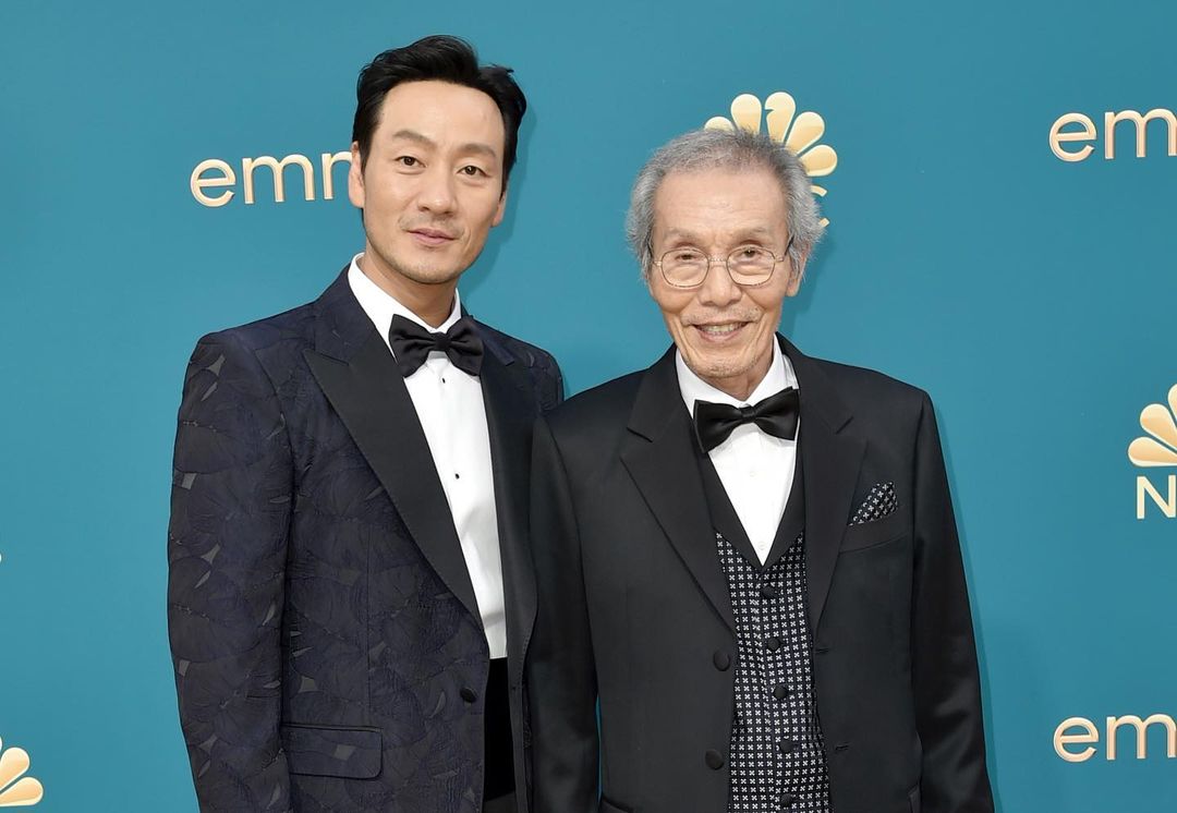 朴海秀與吳永洙雙雙入圍最佳男配角獎，可惜並未抱回獎座。（翻攝Emmys IG）