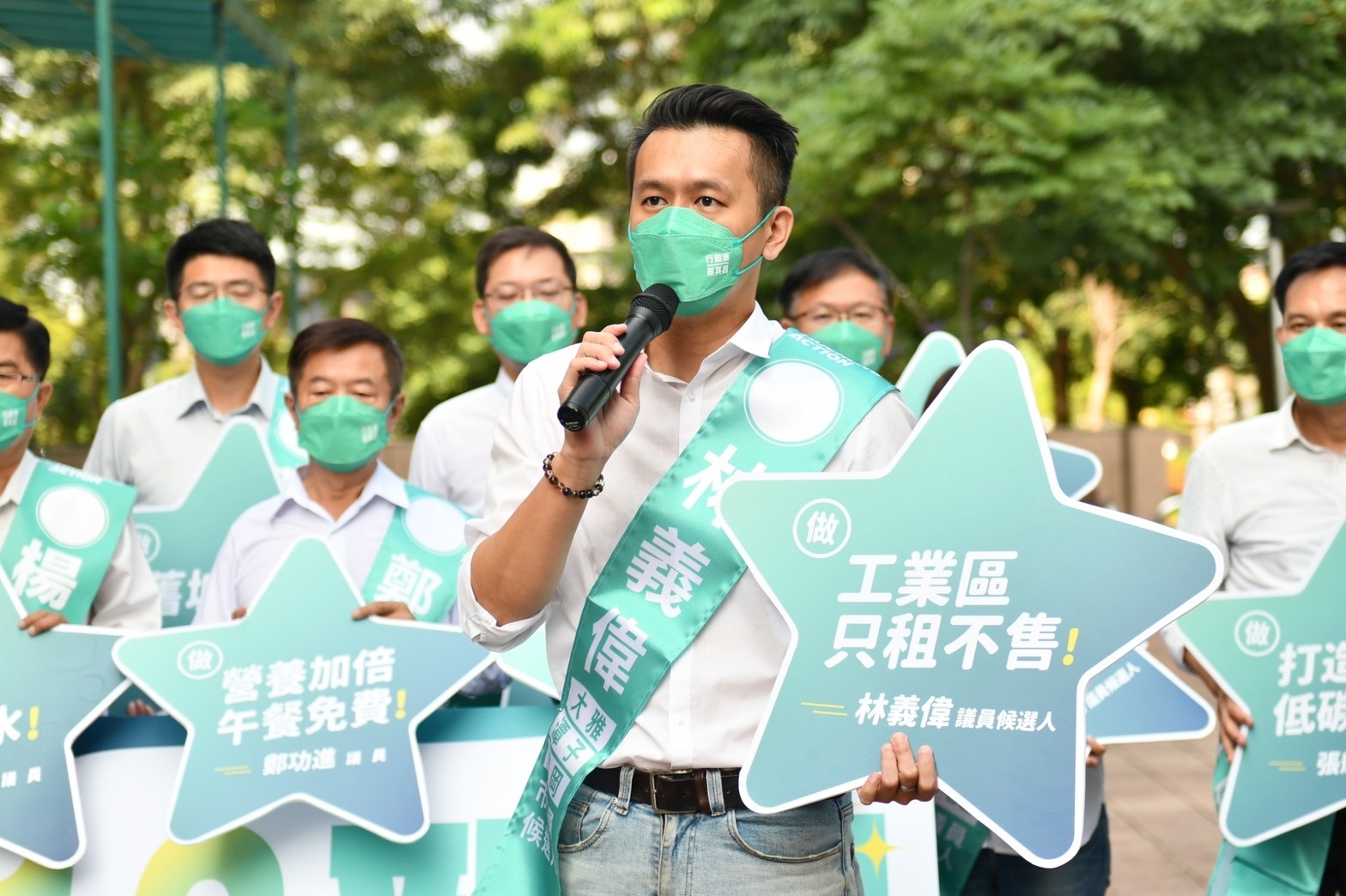 林義偉昨晚因酒駕被逮，他今天立刻宣布退出本屆市議員選舉。（翻攝自林義偉臉書）